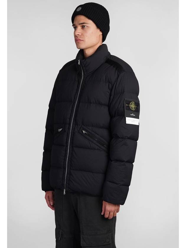 Seamless Tunnel Nylon Down TC Padding Black - STONE ISLAND - BALAAN 5