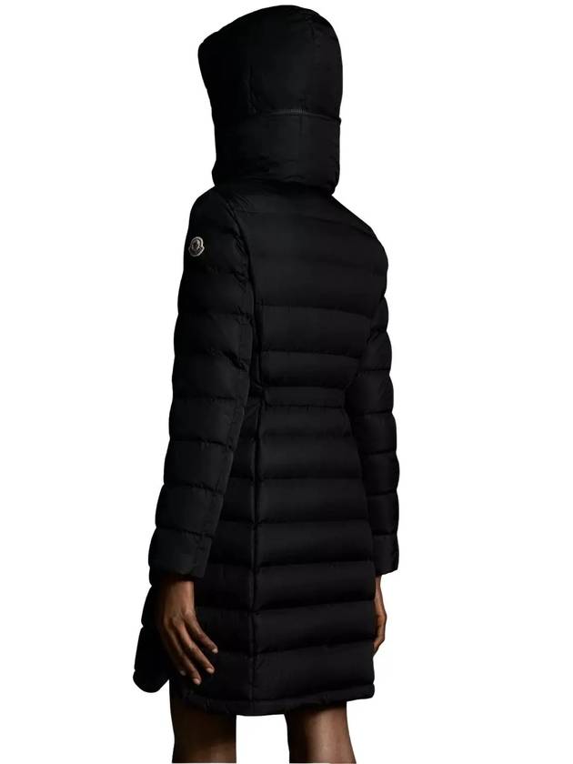 Women's Flammette Down Long Padded Jacket Black - MONCLER - BALAAN 6