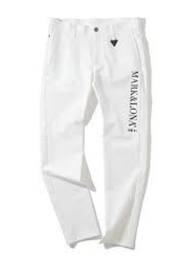 Straight Pants MCM4AAT51 White - MARK & LONA - BALAAN 1