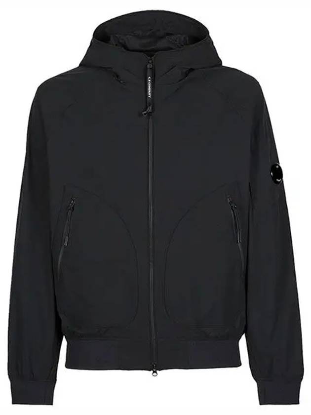 Protech Lens Wappen Hooded Jacket Black - CP COMPANY - BALAAN 2