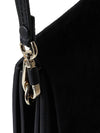 Faye Calfskin Suede Shoulder Bag Black - CHLOE - BALAAN 11