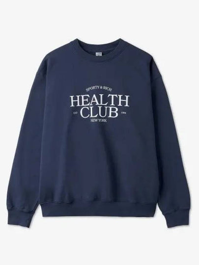 Health Club Sweatshirt Navy CR841NA - SPORTY & RICH - BALAAN 1