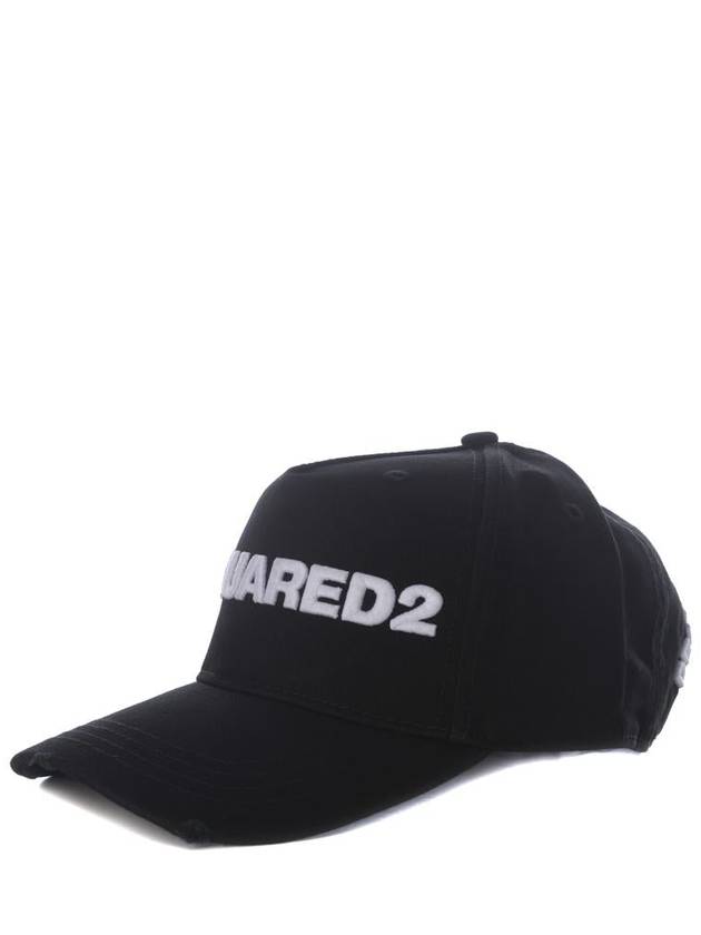 Embossed Logo Patch Ball Cap Black - DSQUARED2 - BALAAN 3