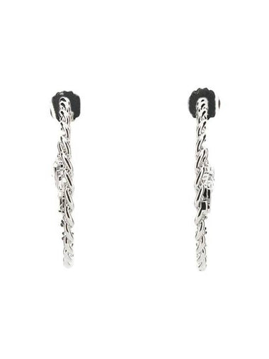 The Charmed Chain Hoops Earrings Silver - MARC JACOBS - BALAAN 1