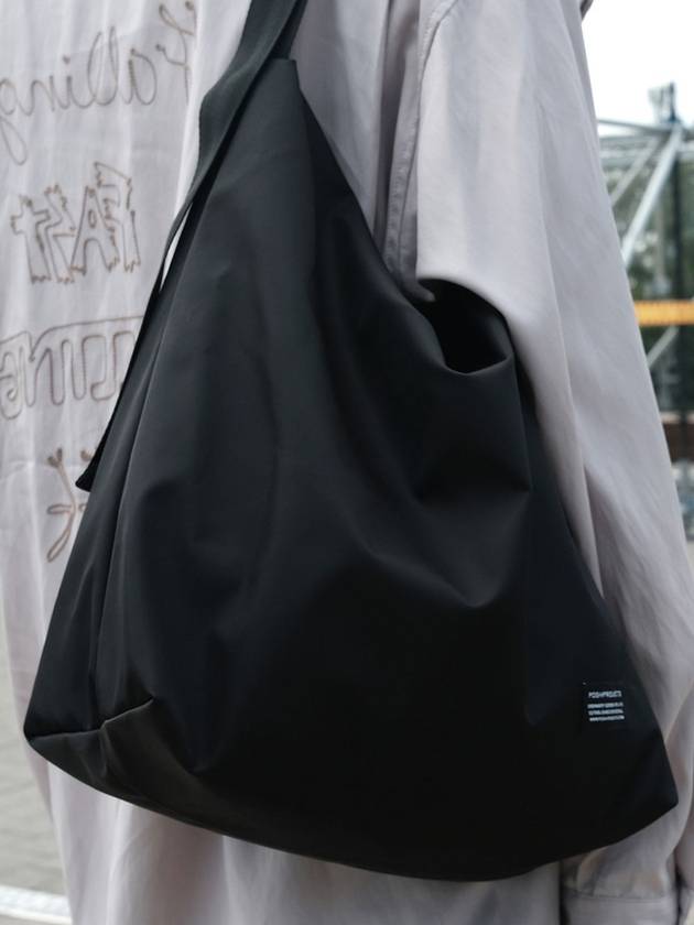 RJ137 Kangaroo Large Tote Bag Black - POSHPROJECTS - BALAAN 8