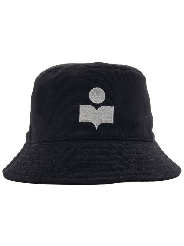 Hailey Embroid Logo Bucket Hat Black - ISABEL MARANT - BALAAN 3