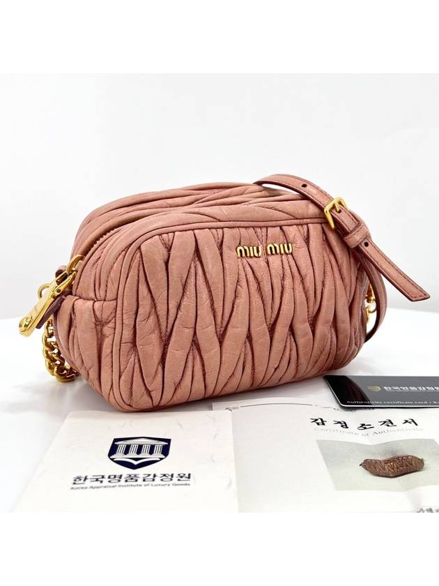 Matelasse mini cross bag pink - MIU MIU - BALAAN 1