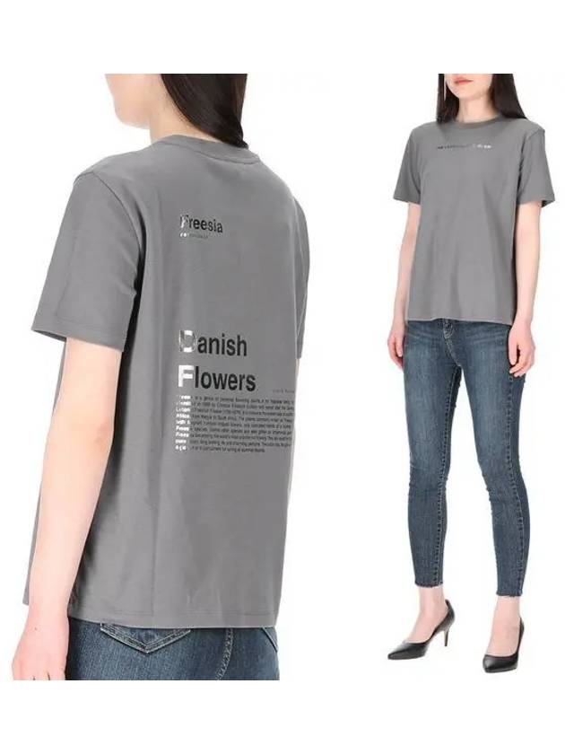 Quieto Short Sleeve T-Shirt Grey - MAX MARA - BALAAN 2