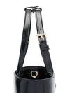 Brushed Leather Tote Bag Nero - PRADA - BALAAN 3