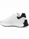 Sprint Runner Black Tab Low Top Sneakers White - ALEXANDER MCQUEEN - BALAAN 7