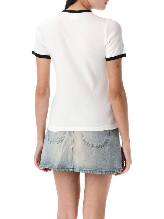 Contrast t-shirt - COURREGES - BALAAN 2