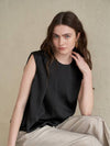 Chin detail sleeveless blouse top_Black - CAHIERS - BALAAN 2