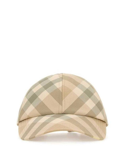 Check Ball Cap Beige - BURBERRY - BALAAN 2