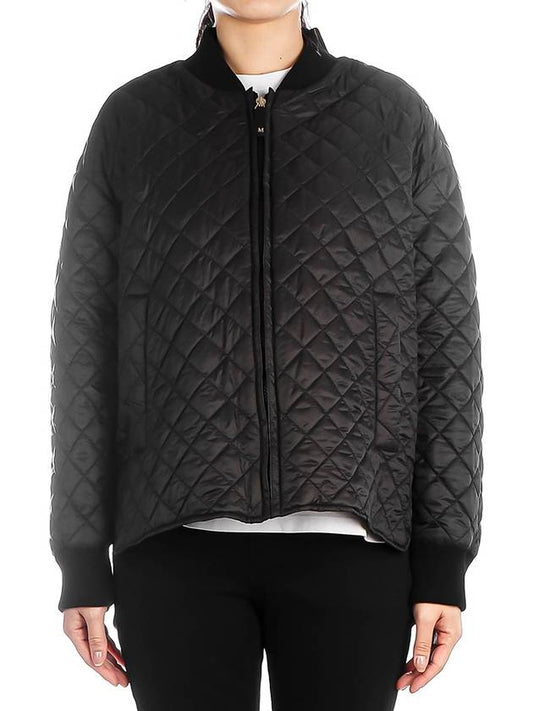 Maya Quilded Bomber Jacket Black - MAX MARA - BALAAN 2