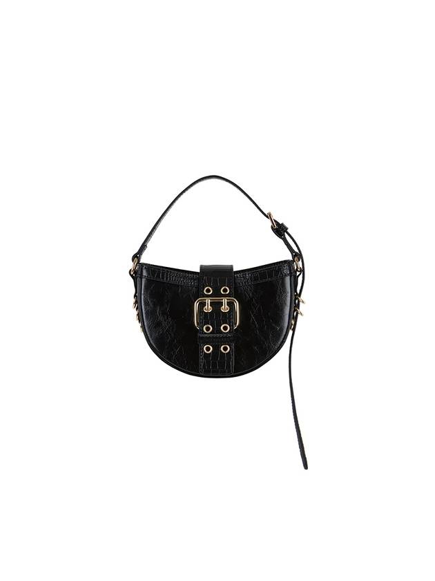 Women's Shoulder Bag HALF B BLACK - PLAYNOMORE - BALAAN 2