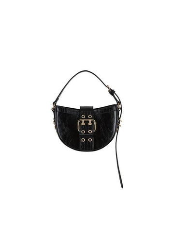 Women's Shoulder Bag HALF B BLACK - PLAYNOMORE - BALAAN 1