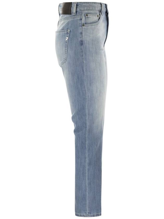 Straight Pants DP694 DS0107D GV3 DD 800 LIGHT DENIM - DONDUP - BALAAN 4