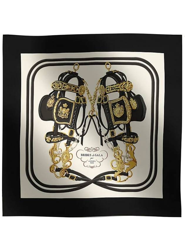 Brides de Gala Forever Silk Scarf Noir - HERMES - BALAAN 2