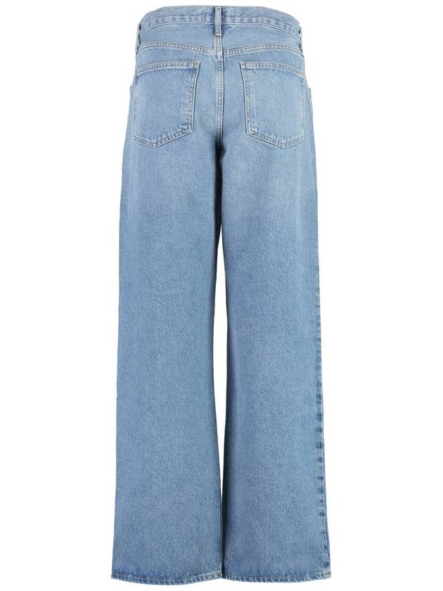 Denim Straight Pants A91221371RENOUNCE Blue - AGOLDE - BALAAN 3