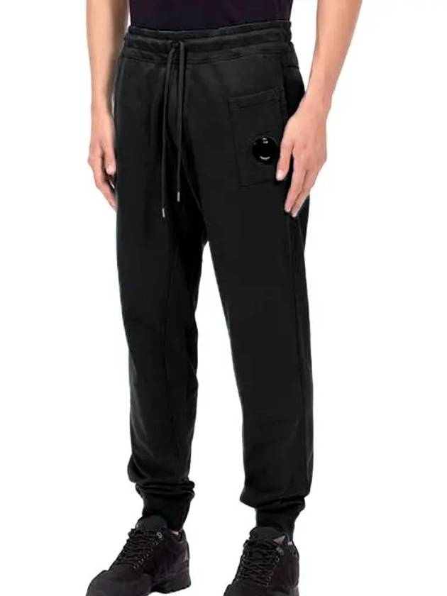 Fleece Lens Track Pants Black - CP COMPANY - BALAAN 9