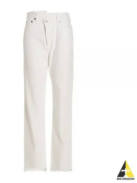 Crisscross Straight Jeans White - AGOLDE - BALAAN 2