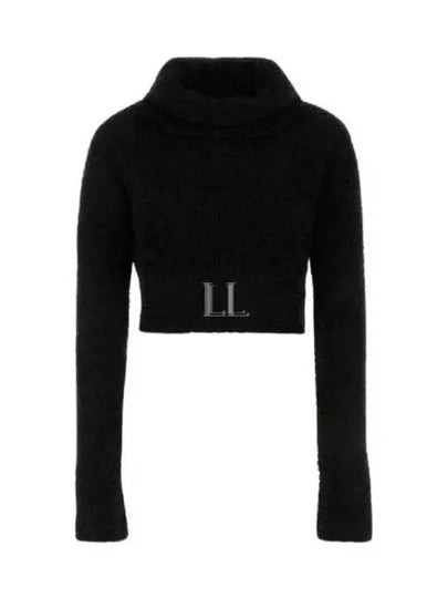 Jumper Long Sleeve Turtleneck Black - SAINT LAURENT - BALAAN 2