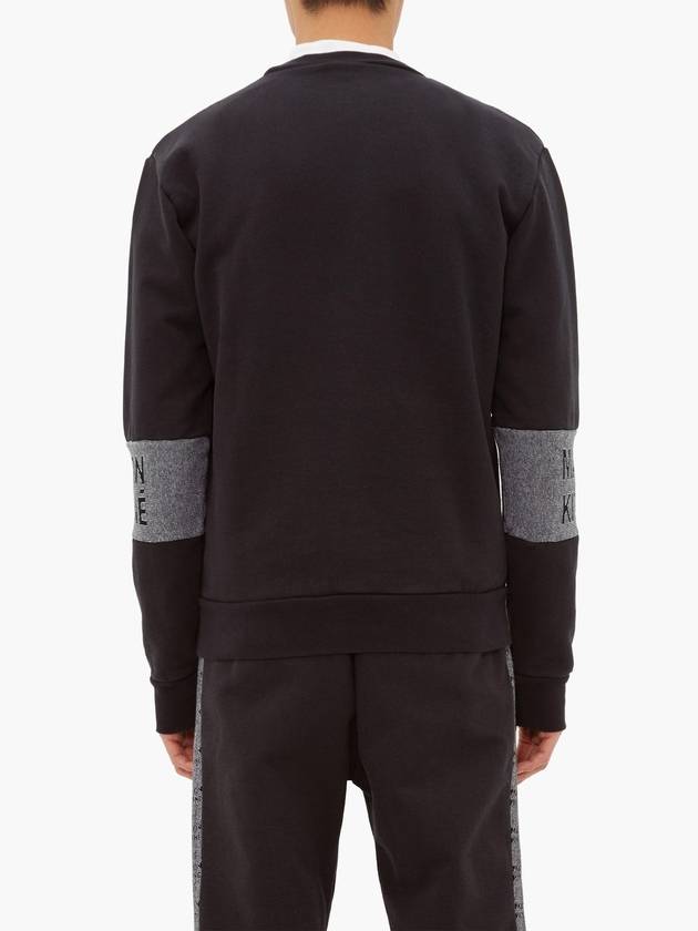 Logo Jacquard Sweatshirt Black - MAISON KITSUNE - BALAAN 5