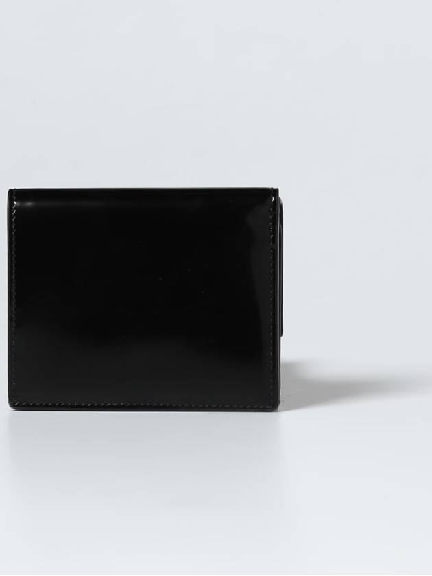 Gancini Compact Half Wallet Black - SALVATORE FERRAGAMO - BALAAN 4