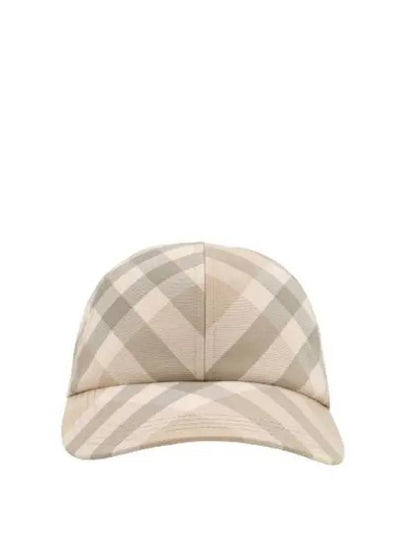 Check Ball Cap Beige - BURBERRY - BALAAN 2