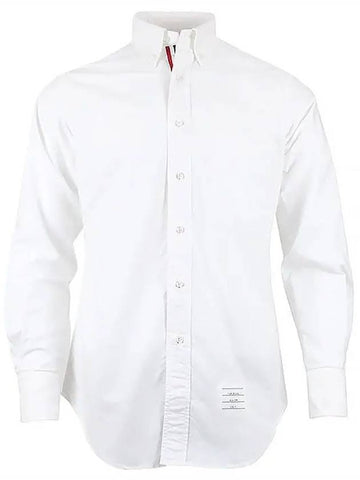 Classic Oxford ThreeStripe Shirt MWL010E White - THOM BROWNE - BALAAN 1