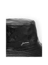 Applique Logo Bucket Hat Black - GANNI - BALAAN 3