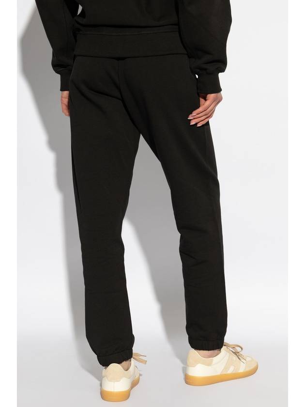 Kenzo Sweatpants With Embroidered Logo, Women's, Black - KENZO - BALAAN 4