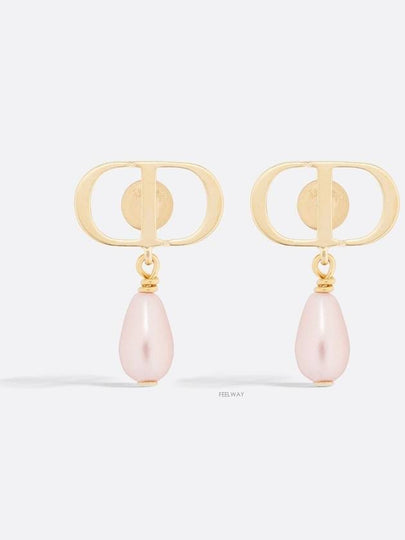 E3550WOMRS D88P Petit CD Earrings - DIOR - BALAAN 2