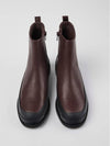 Pix Ankle Middle Boots Burgundy - CAMPER - BALAAN 3