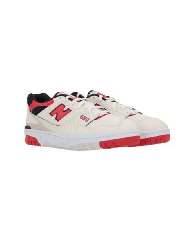 550 Lace-Up Low-Top Sneakers True Red Sea Salt - NEW BALANCE - BALAAN 3