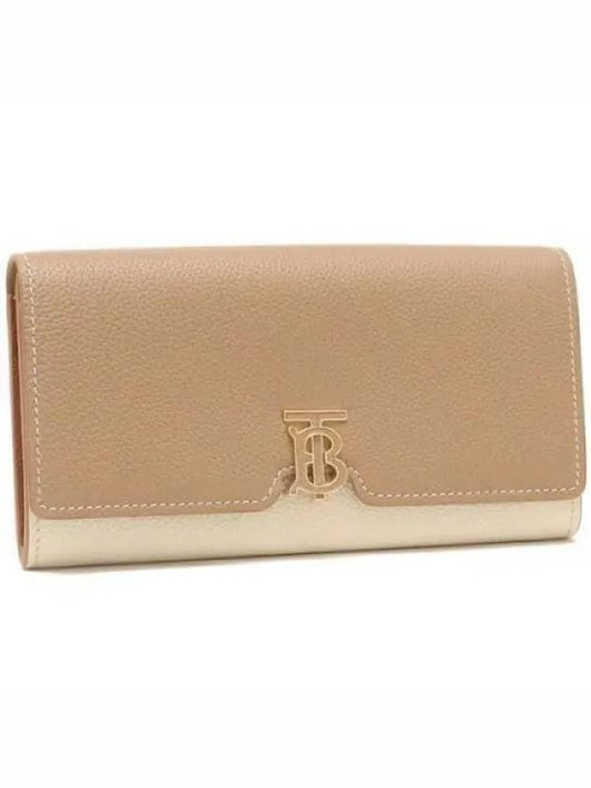 Women’s TB Continental Long Wallet Beige - BURBERRY - BALAAN 2