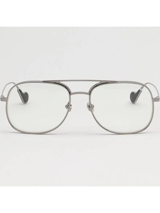 Eyewear Clear Lens Eyeglasses Silver - MONCLER - BALAAN 4