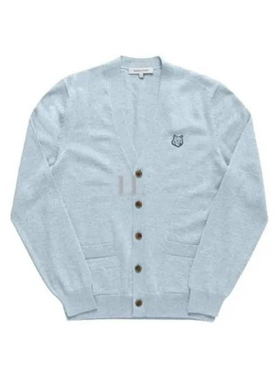 Bold Fox Head Patch Regular Cardigan Black - MAISON KITSUNE - BALAAN 2