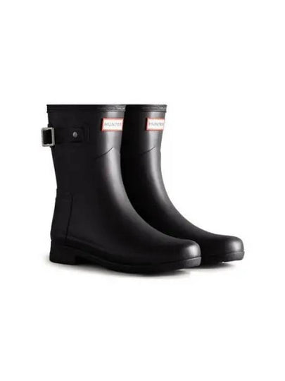 Refined Short Wellington Rain Boots Black - HUNTER - BALAAN 2