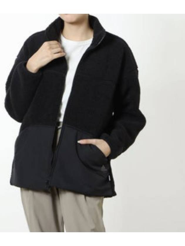 Sportswear Fleece Zip-Up Jacket Black - ADIDAS - BALAAN 2