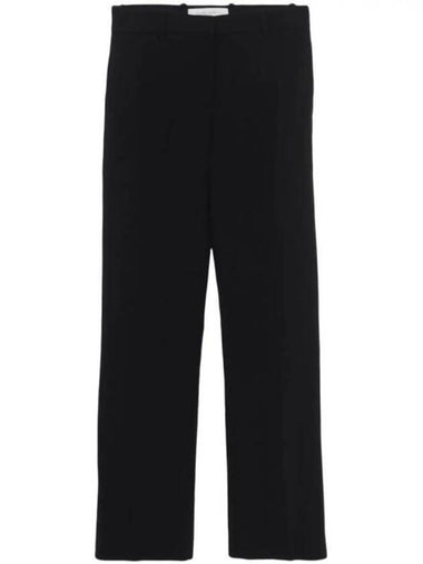 Wool blend straight pants soft black - GOLDEN GOOSE - BALAAN 1