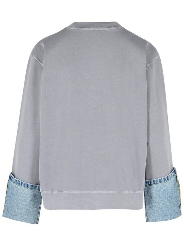 Moschino Jeans Gray Cotton Sweatshirt - MOSCHINO - BALAAN 3