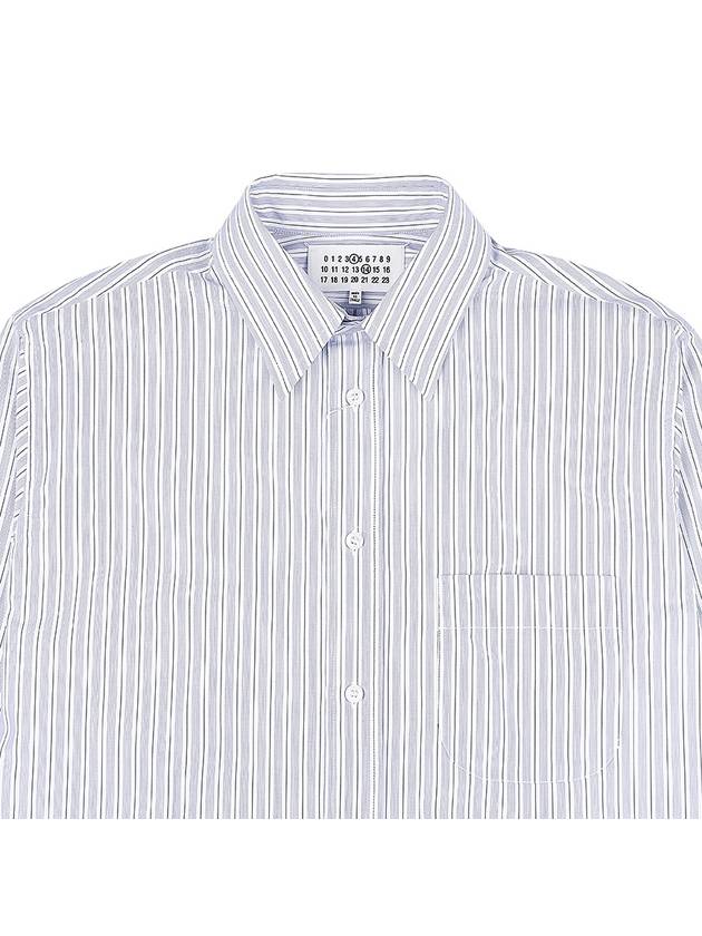 Women's Striped Shirt Blue - MAISON MARGIELA - BALAAN 4