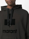 Miley Logo Hoodie Faded Black - ISABEL MARANT - BALAAN 5