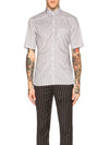 patten Slim Fit Short Sleeve Shirt - LANVIN - BALAAN 1