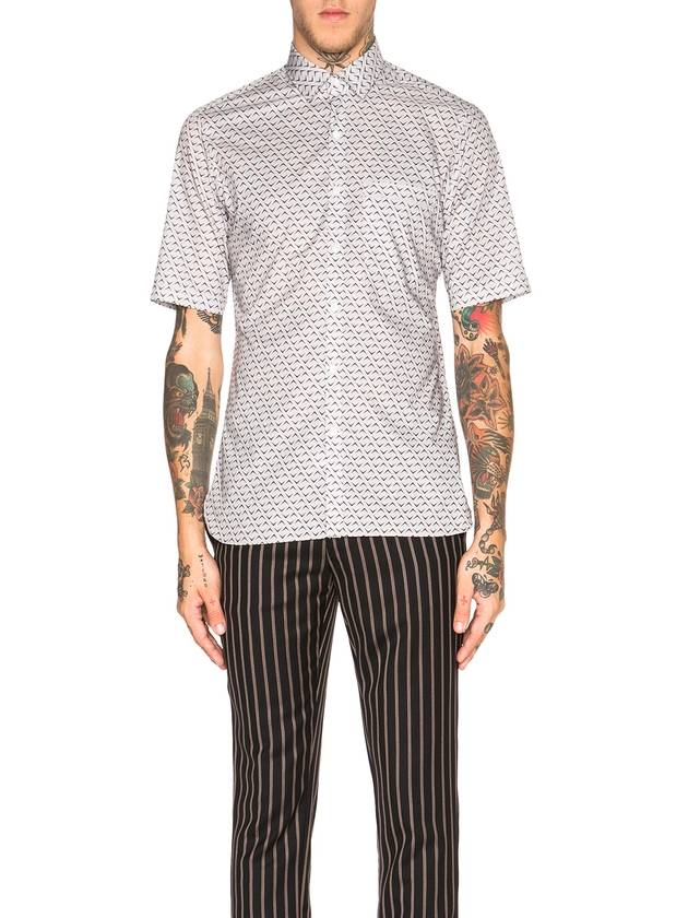 patten Slim Fit Short Sleeve Shirt - LANVIN - BALAAN 1