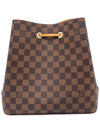 Women s Louis Vuitton N40213 Damier Eben Canvas Neonoe MM Bucket Bag Shoulder gt Gangbuk used luxury goods - LOUIS VUITTON - BALAAN 5