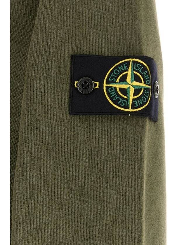 Compass Badge Sweatshirt Green - STONE ISLAND - BALAAN 4