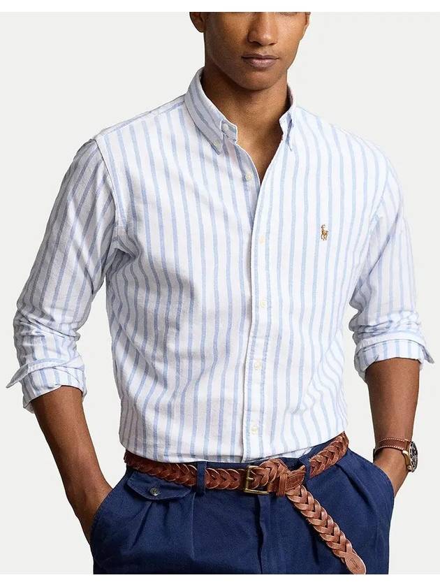 Polo color pony logo embroidery striped shirt 710944611001 - RALPH LAUREN - BALAAN 2