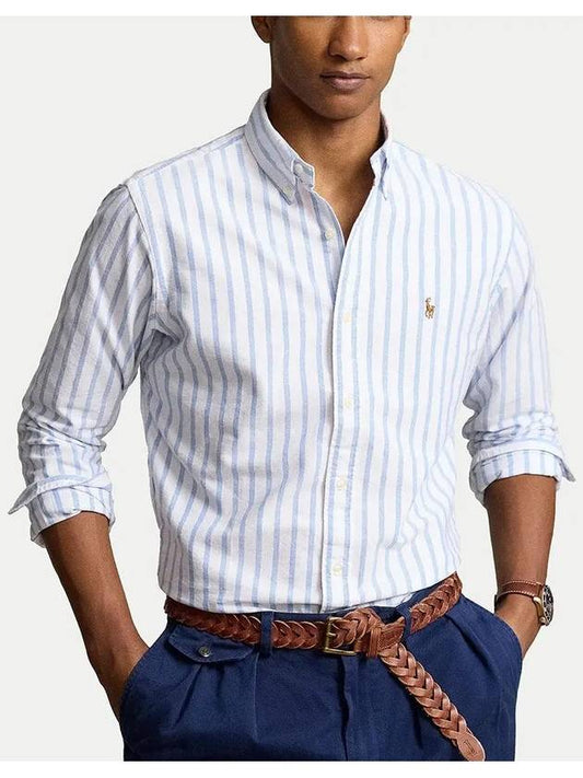 Polo color pony logo embroidery striped shirt 710944611001 - RALPH LAUREN - BALAAN 2